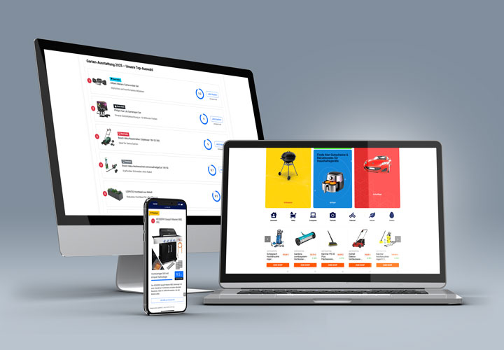 Website des Vergleichsportals Velyo – modernes Webdesign mit Fokus auf Usability und SEO